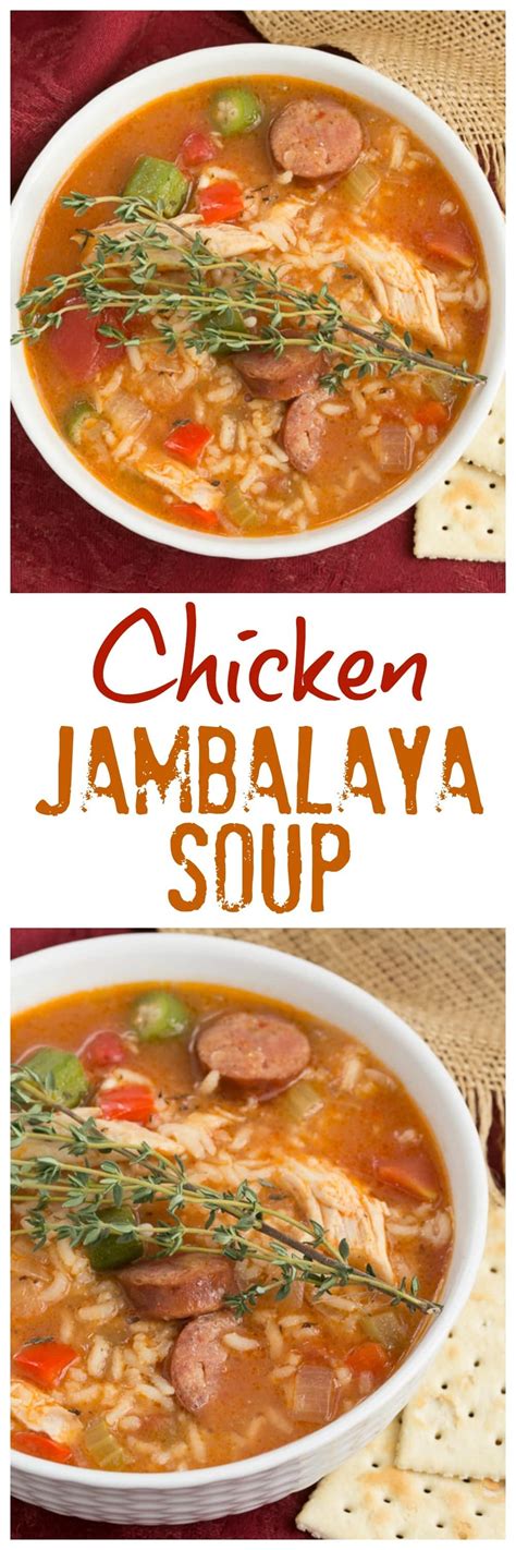 Chicken Jambalaya Soup That Skinny Chick Can Bake