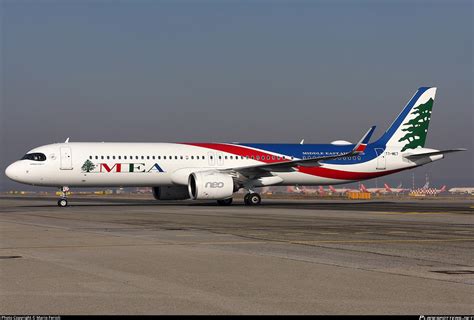 T7 Me7 Mea Middle East Airlines Airbus A321 271nx Photo By Mario