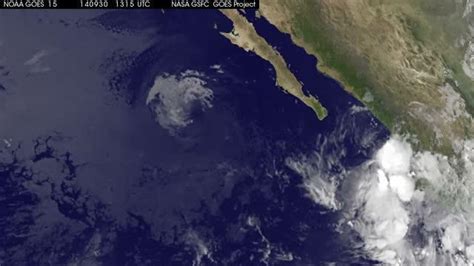 Satellite Animation Shows Formation Of Tropical Storm Simon Off Mexico