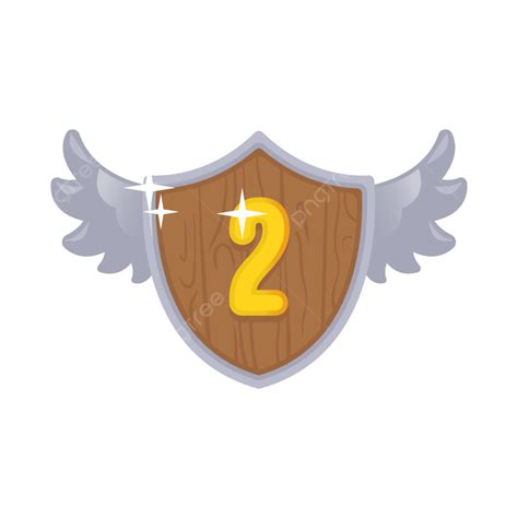 Wing Shield Vector Design Images Level 2 Wood Shield With Wings Game