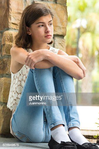 Serious Girl High Res Stock Photo Getty Images