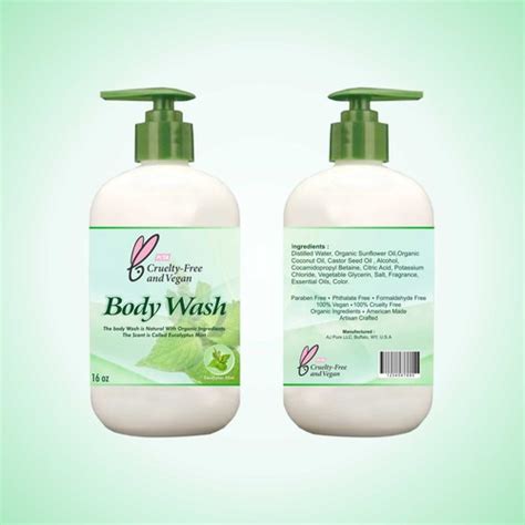 Create A Label For Natural Body Wash Product Label Contest