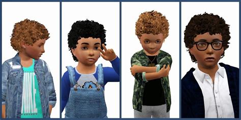 My Sims 3 Blog Hystericalparoxysms Cherub Curly Hair Remake For