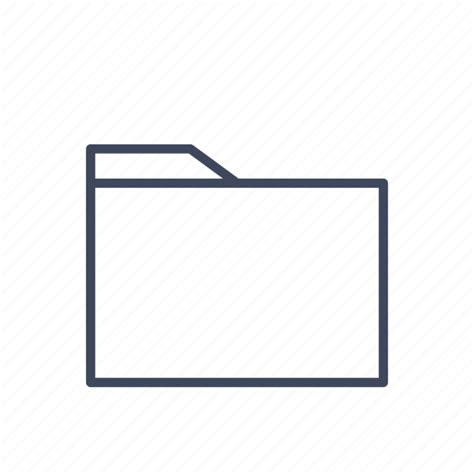 Empty Folder Icon Download On Iconfinder On Iconfinder