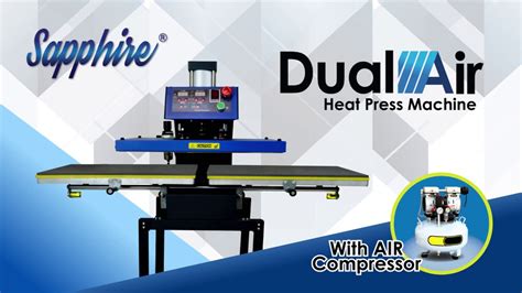 Sapphire Dual Air Heat Press Machine Product Review Youtube