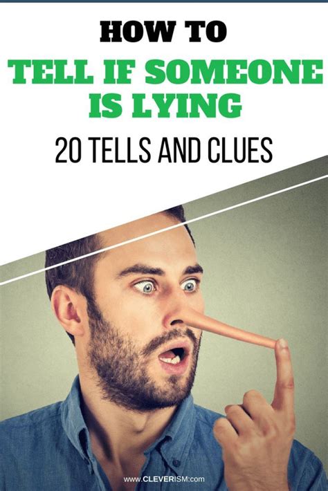 How To Tell If Someone Is Lying 20 Tells And Clues Health Facts