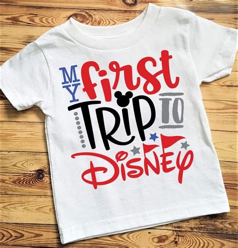 My First Disney Trip Shirt First Disney Vacation Disney Etsy Disney