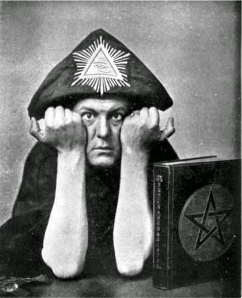 Notorious Occultist Alistair Crowley Looking Terribly Mysterious In His