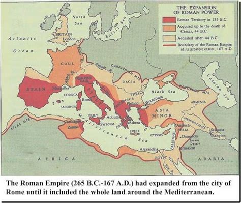 Roman Empire 265 Bc 167 Ad Roman Empire North Sea Roman