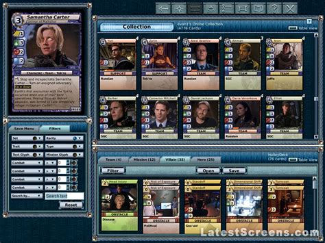 The games are usually online, with the option to play solo. All Stargate Online Trading Card Game Screenshots for PC