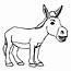 Simple Donkey Drawing  Free Download On ClipArtMag