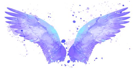 Wings Purple Clipart Transparent Png Hd Purple Wings Hand Drawn