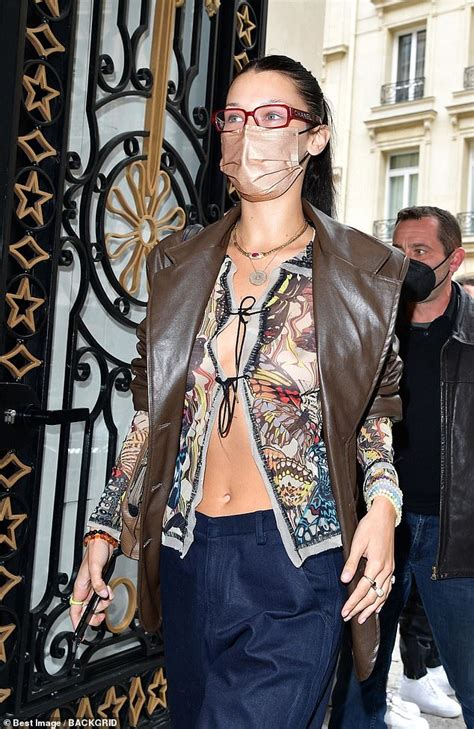 Braless Bella Hadid Leaves Nothing To The Imagination In Paris Duk News