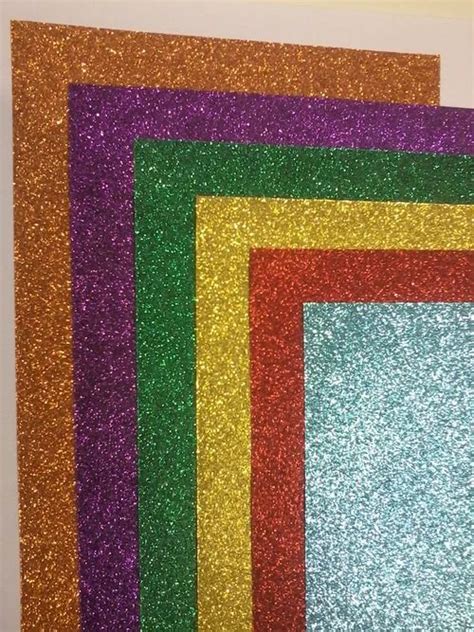 Glitter Paper For Kids Gsm 150 200 At Rs 12pieces In Valsad