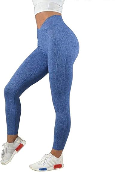 jgs1996 women scrunch butt yoga pants leggings high waist waistband workout sport fitness gym