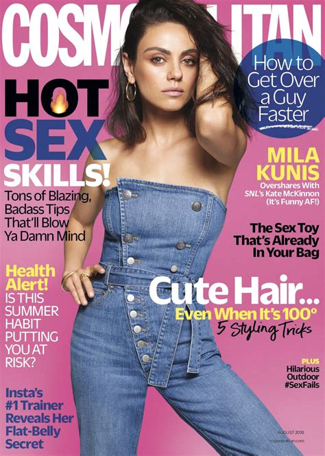 The Spy Who Dumped Me Star Mila Kunis Covers