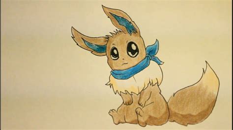 Pokemon Drawing Tutorials How To Draw Eevee Easy Youtube