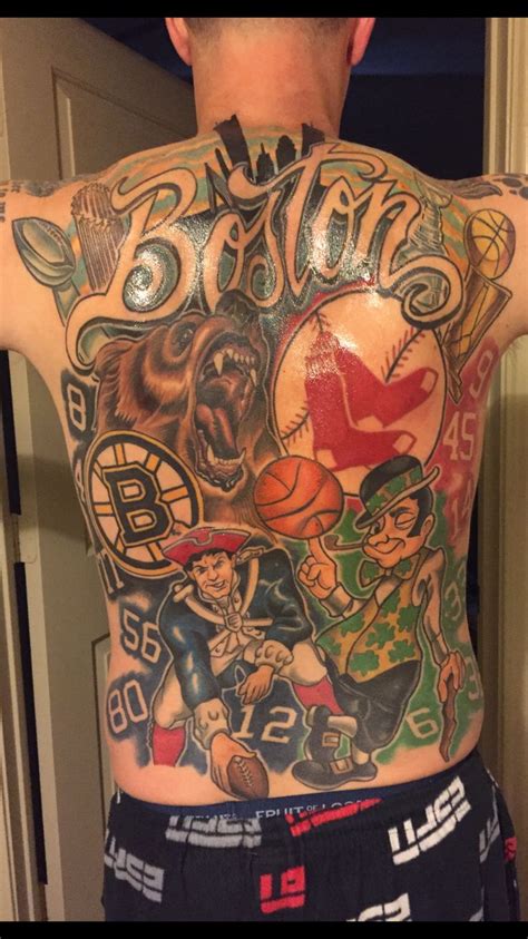 Boston Sports Tattoo Boston Tattoo Celtic Sleeve Tattoos Sport Tattoos