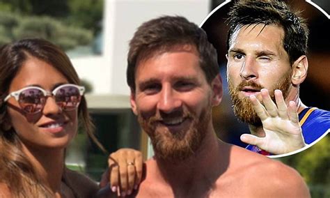 Barcelona Star Lionel Messi Enjoys Time Away From Training