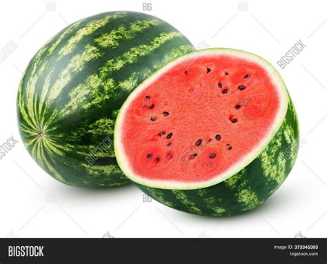 Ripe Whole Watermelon Image And Photo Free Trial Bigstock