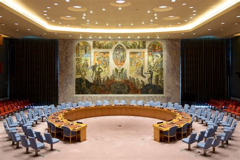 Headquarters Of The United Nations Un Security Council Chamber