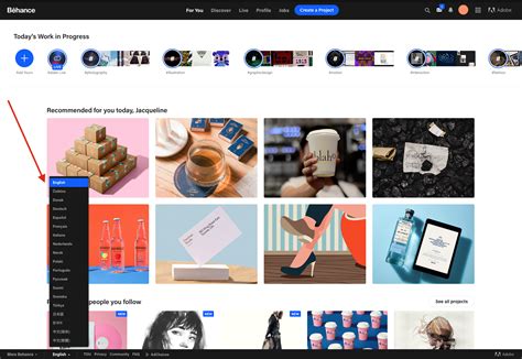 Guide Behance In Other Languages Behance Helpcenter