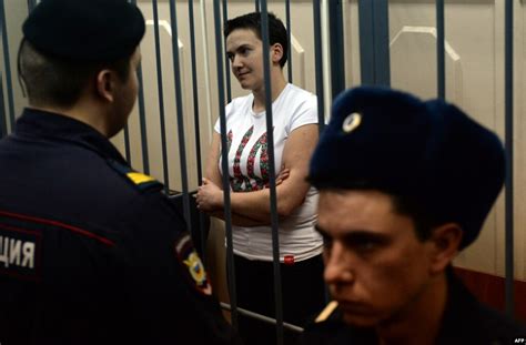 ukrainian pilot savchenko vows to die in prison if not freed