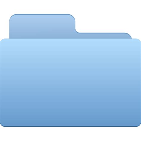 Blue Folder Icon Png