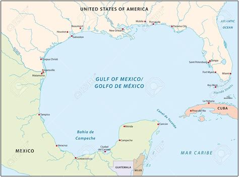 Los Mapas Del Golfo De México Brainlylat