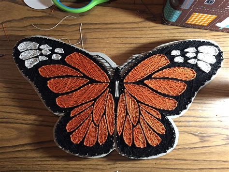 Butterfly String Art Kit Diy String Art Butterfly Decor Etsy Artofit