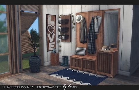 2t4 Princessbliss Neal Entryway Set By Daer0n At Blooming Rosy Sims 4