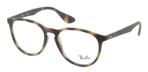 eyeglasses ray ban rx 7046 5365 51 18 unisex ecaille gomme round full frame glasses trendy