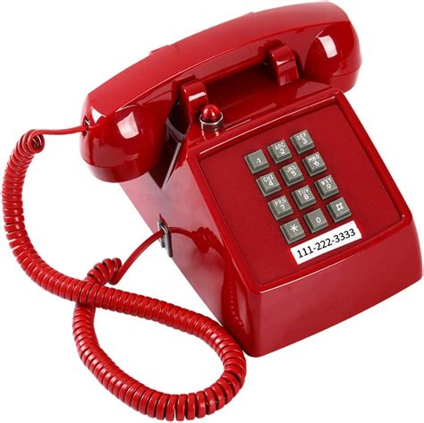 Traditional Retro Corded Telephone For Landline With