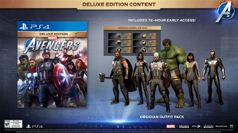 Marvels Avengers Pre Order Guide Bonuses Collectors Edition Details