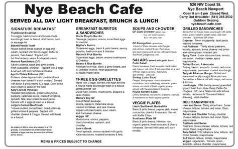 Nye Beach Cafe