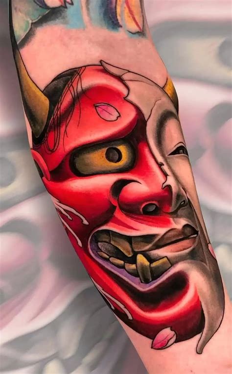 60 Hannya Mask Tattoos History Meanings And Tattoo Designs