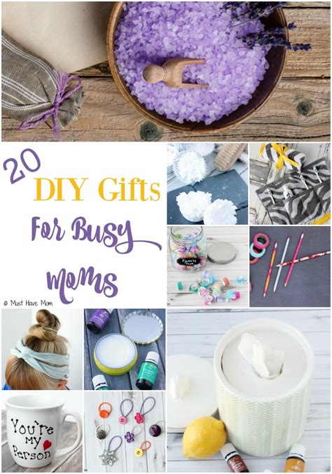 Cool diy christmas gifts for mom. 20 DIY Gifts For Busy Moms