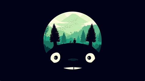 A Selection Of Totoro Backgrounds Wallpapers In Hd