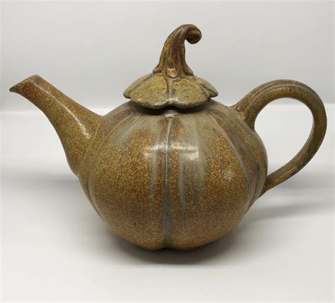 Pumpkin Teapot — Jane Rekedal Pottery