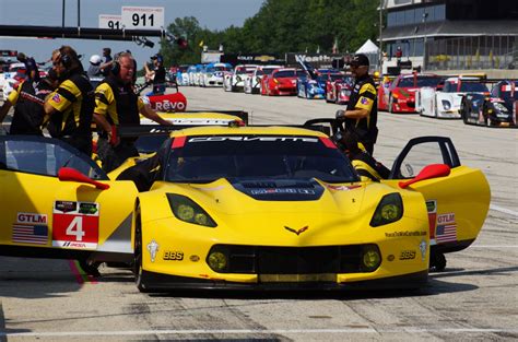 The Corvette C7r In The Pits At Road America Photo By Jack Webster