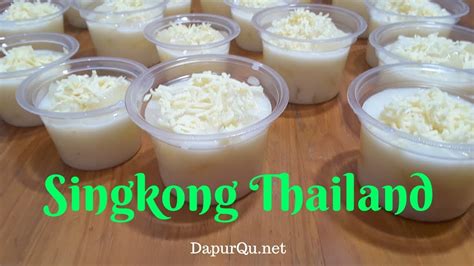 Resep Singkong Thailand Enak Dan Mudah Singkong Thailand Keju Youtube