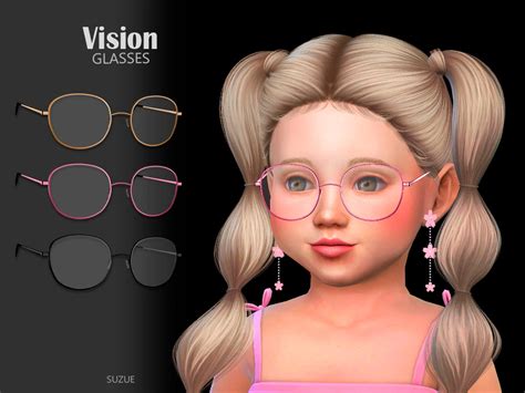 Vision Glasses Toddler By Suzue At Tsr Sims 4 Updates