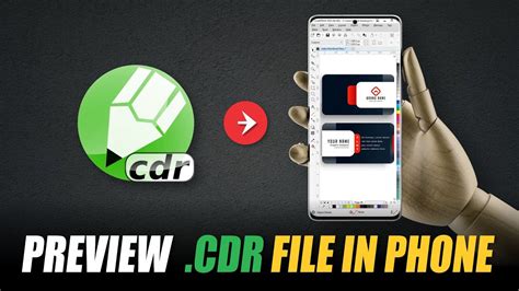 How To Open Cdr Coreldraw Files In Android How To View Cdr File In