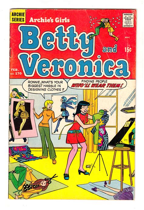 Comicconnect Archies Girls Betty And Veronica 1950 87 170 Vgf 50