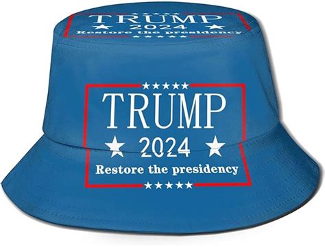 Trump 2024 Restore The Presidency Unisex Bucket Hats Fashion Sun Cap