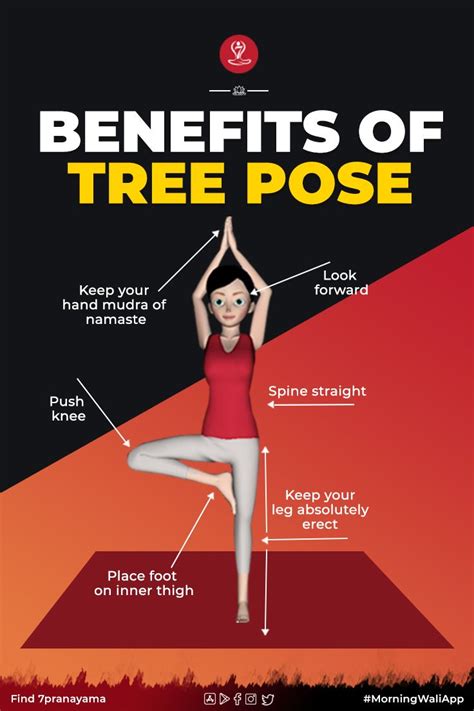 Tree Pose Yoga Steps Pauletta Kaiser