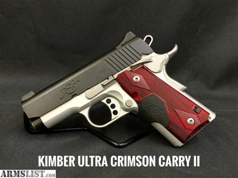 ARMSLIST For Sale Kimber Ultra Crimson Carry II