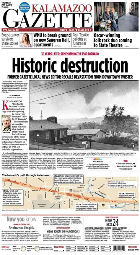 Top stories from today's Kalamazoo Gazette (5/13) - mlive.com