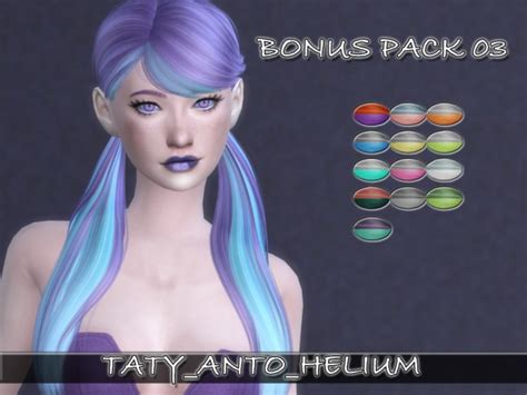 Taty Anto`s Helium Hairstyle Retextured • Sims 4 Downloads