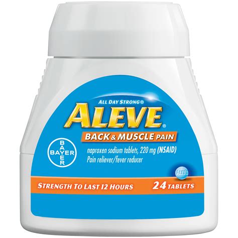 Aleve Back And Muscle Pain 12 Hour Tablets 24 Ct Each 85783622014 Ebay